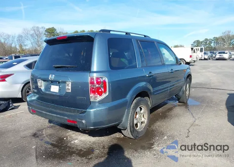 2006 Honda Pilot Ex-L from USA, damaged, VIN 5FNYF18636B028854